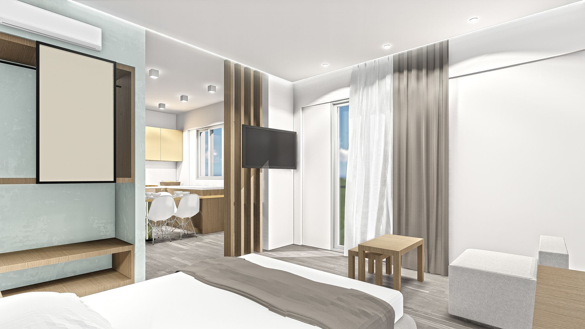 Akalli Luxury Studios Ixiá Kültér fotó
