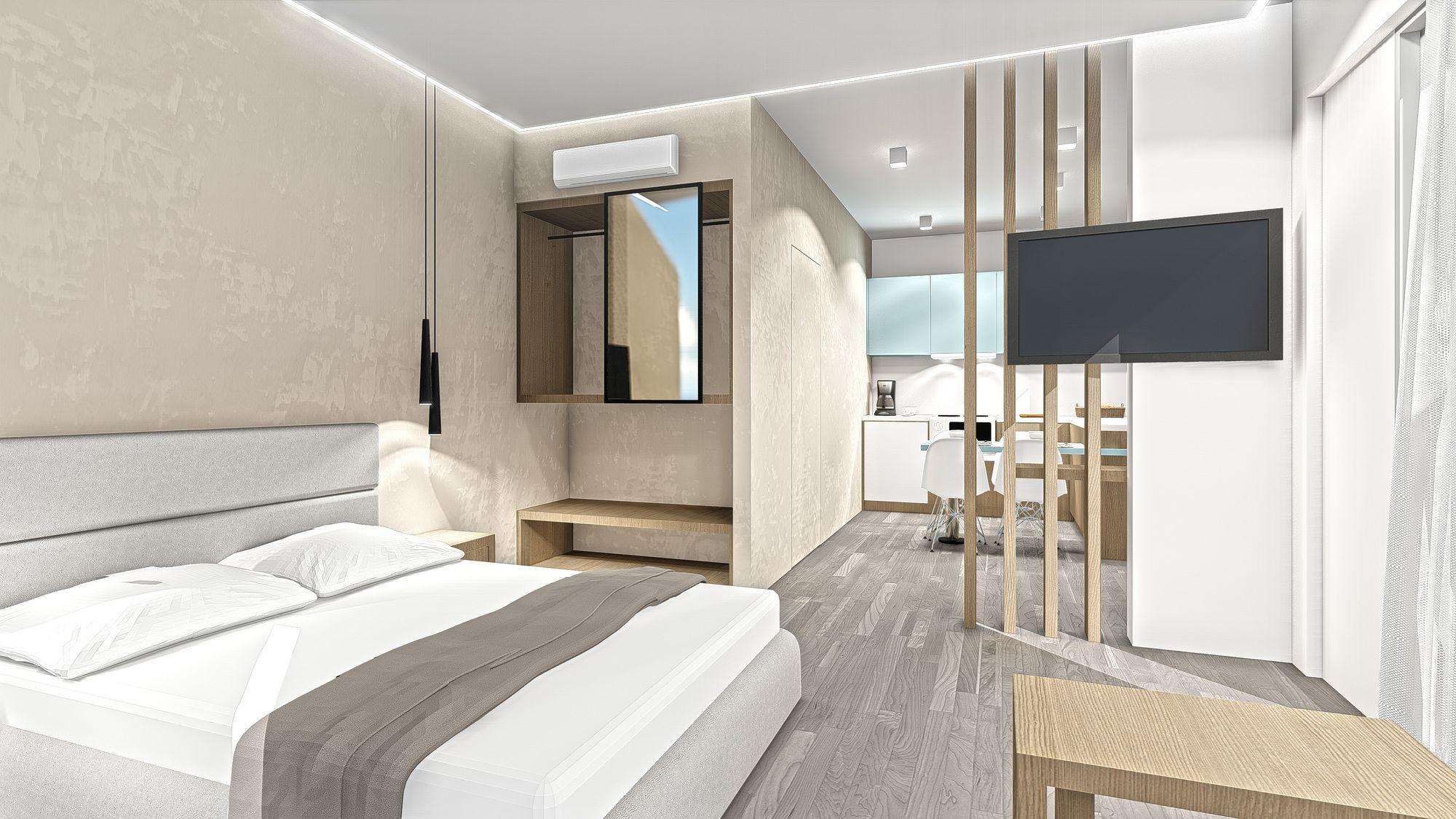 Akalli Luxury Studios Ixiá Kültér fotó
