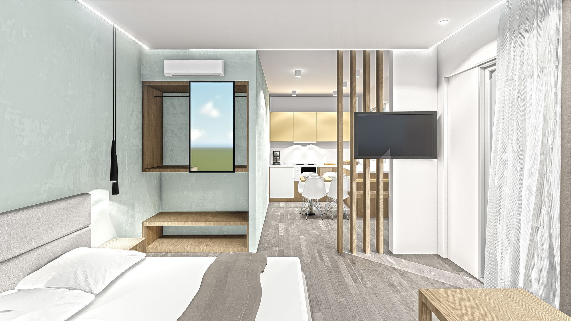 Akalli Luxury Studios Ixiá Kültér fotó