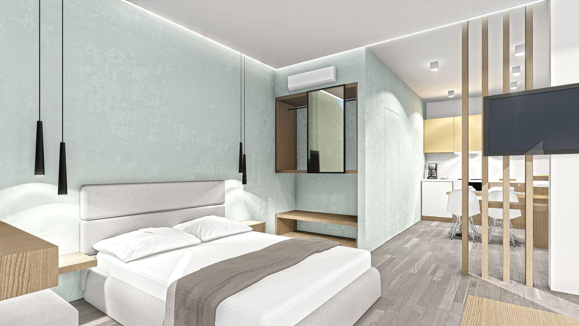 Akalli Luxury Studios Ixiá Kültér fotó